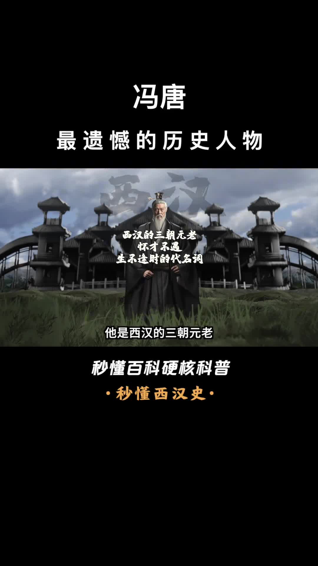 一口气看完冯唐最遗憾的历史人物