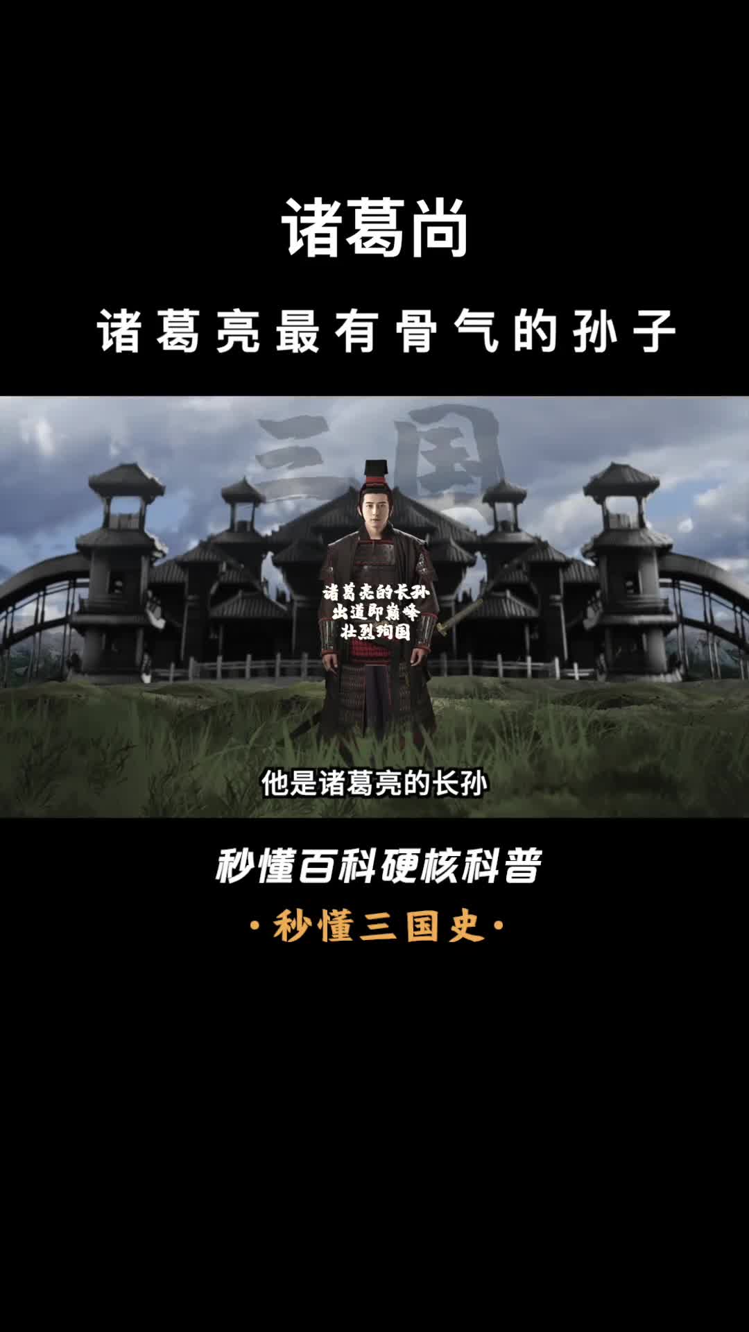 一口气看完诸葛尚诸葛亮最有骨气的孙子