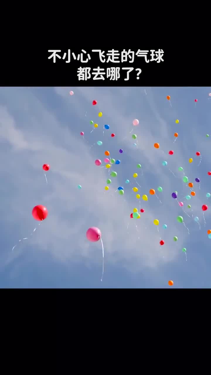 不小心飞走的气球都去哪了