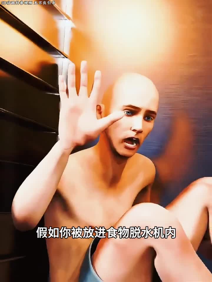 假如你被放进食物脱水机内此时我们的身体会发生什么变化