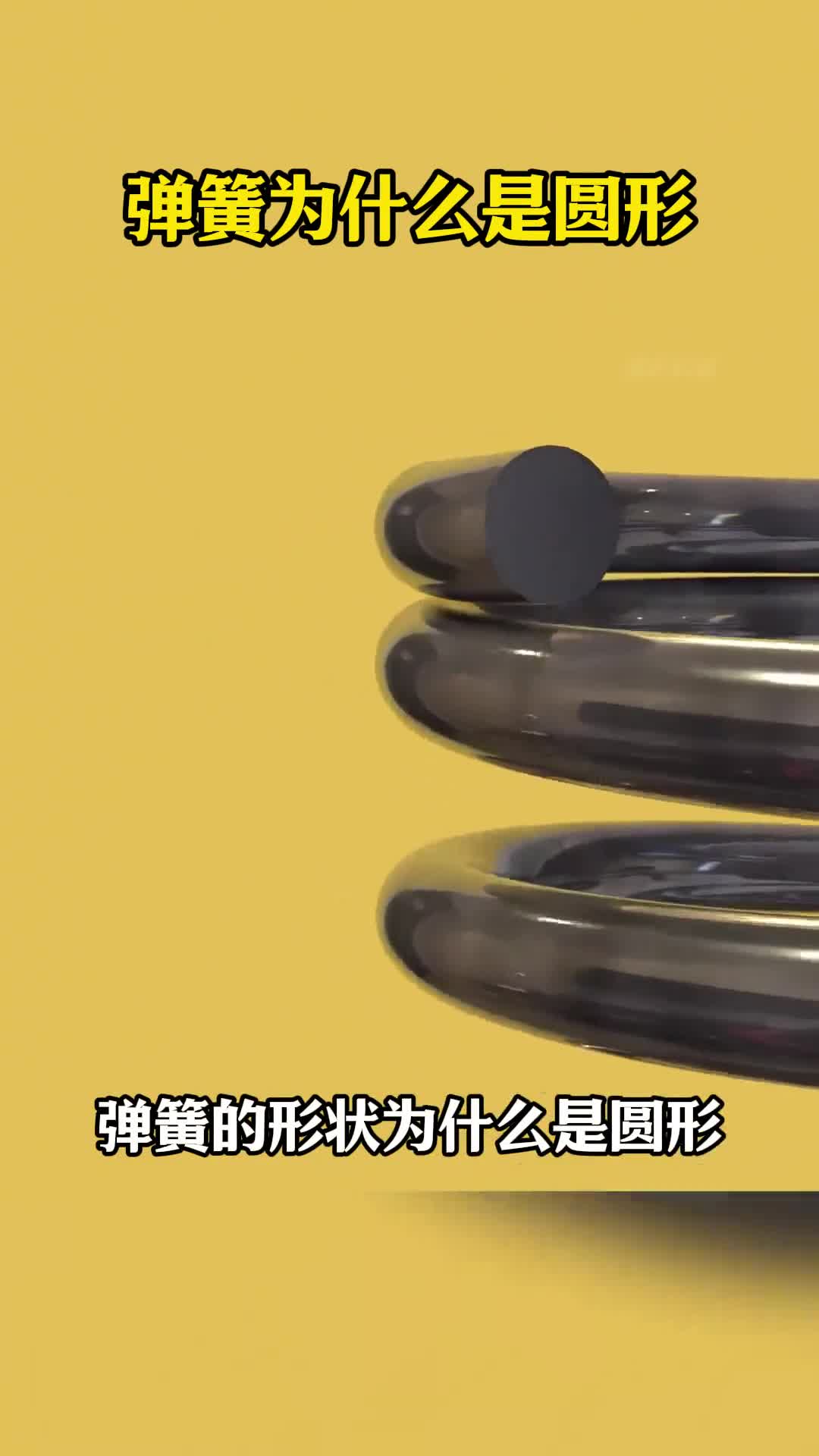 第100集丨弹簧为什么是圆形的截面