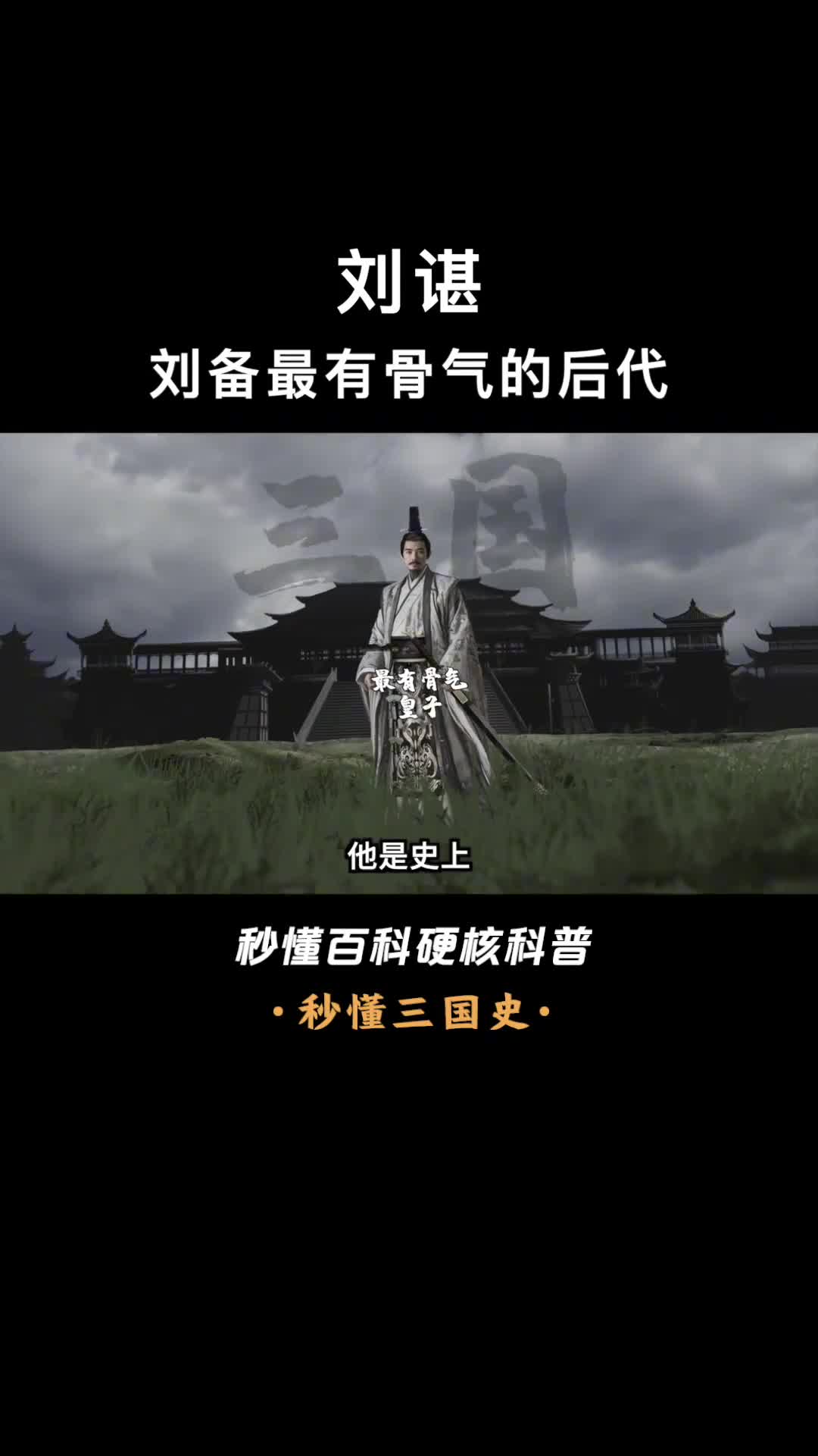 一口气看懂刘谌刘备最有血性的后代