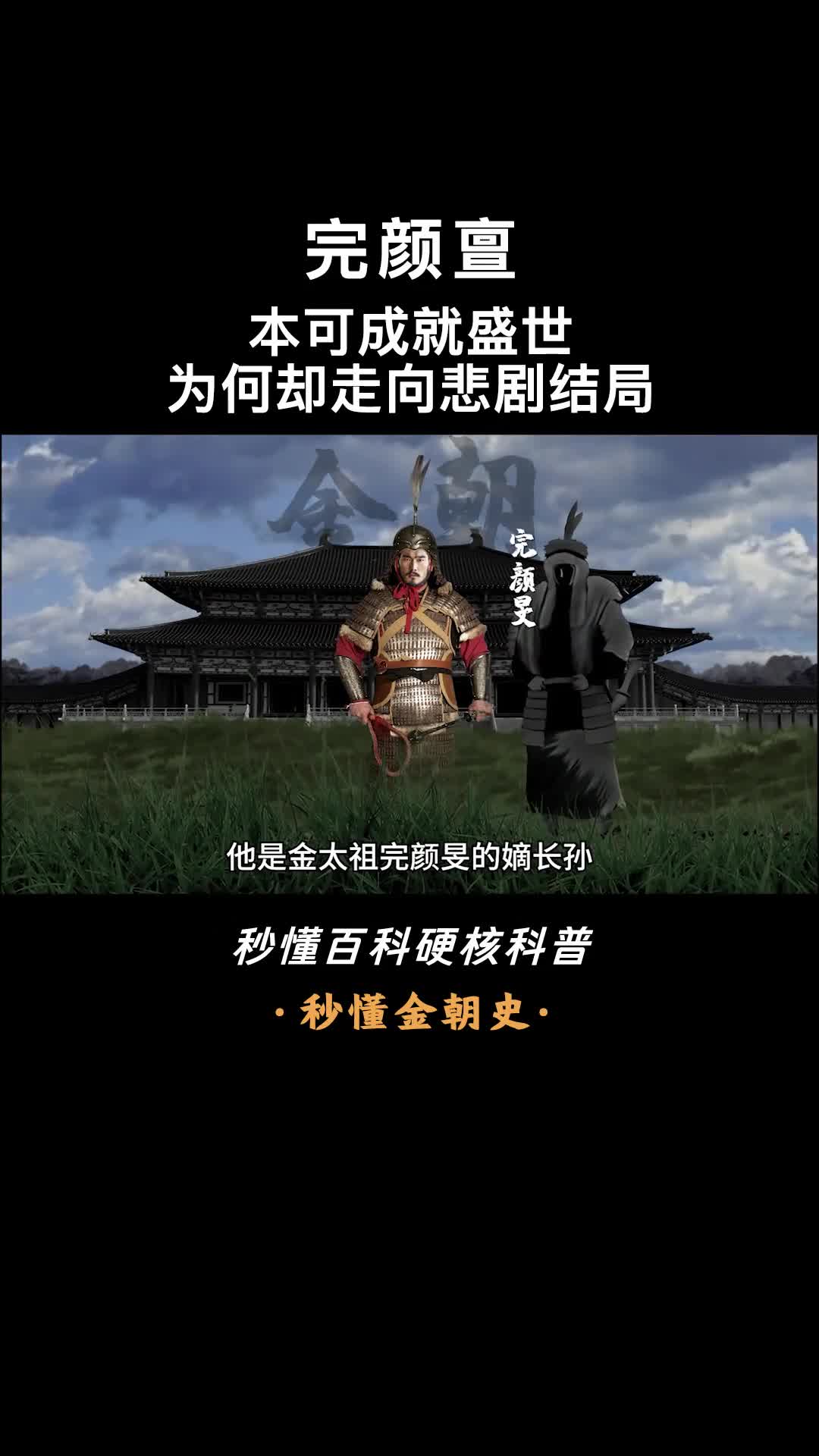 一口气看完完颜亶金帝的兴衰之路