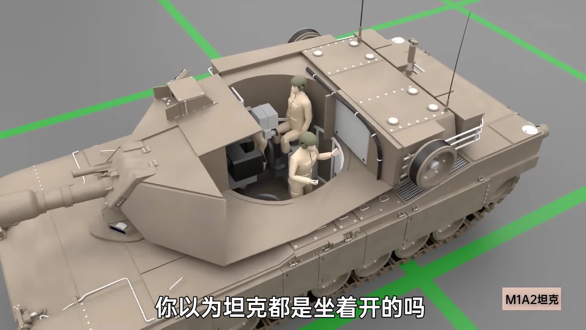 如何开M1A2坦克与使用坦克的武器系统