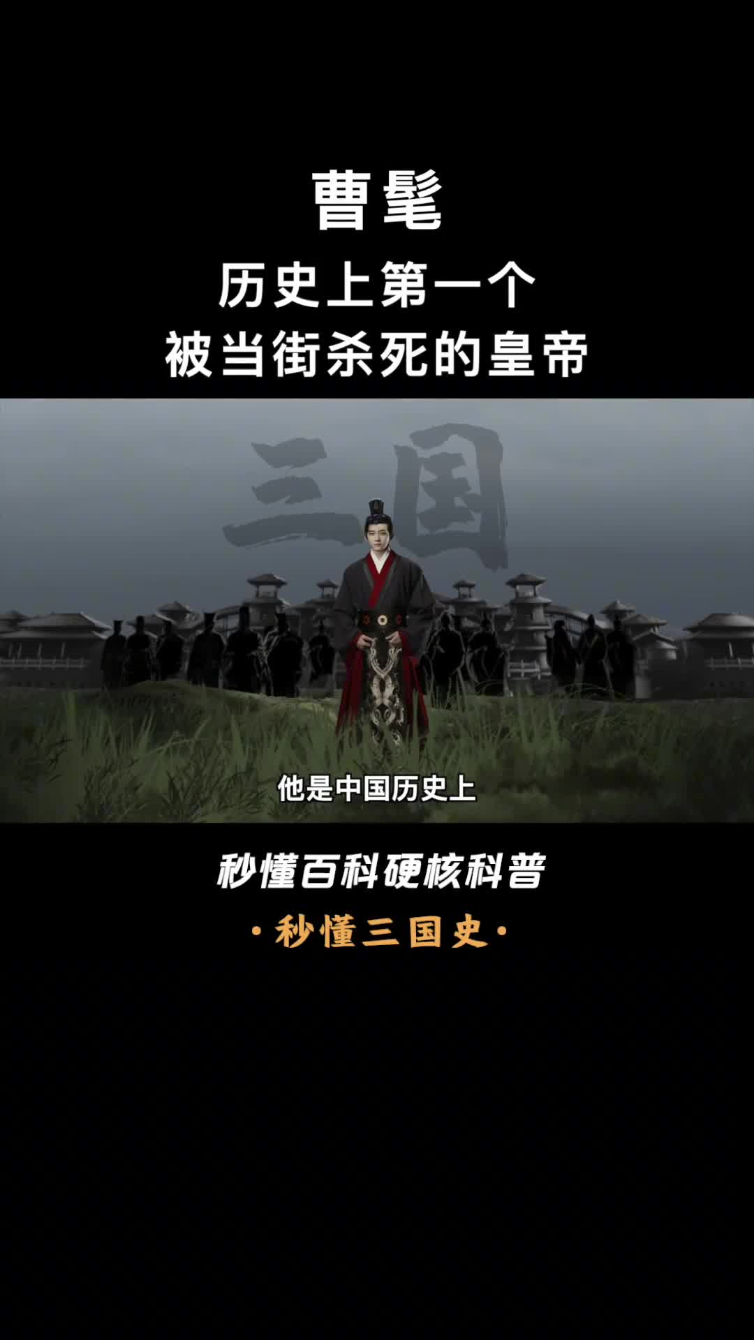 硬刚司马昭曹髦捍卫了老曹家最后的尊严