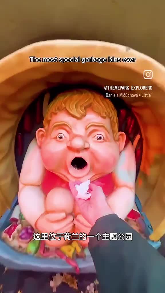 荷兰设计独特的垃圾桶