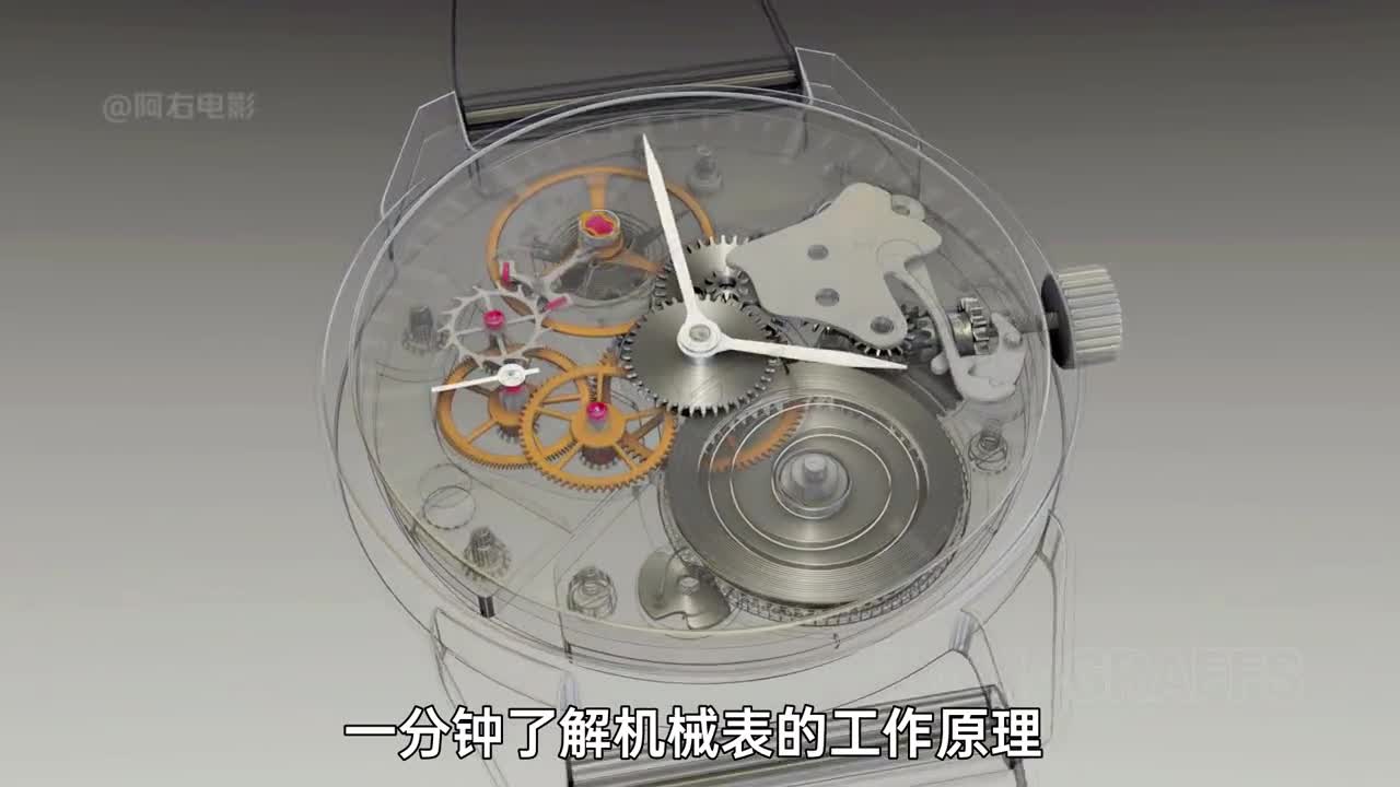 一分钟了解机械表的机械原理