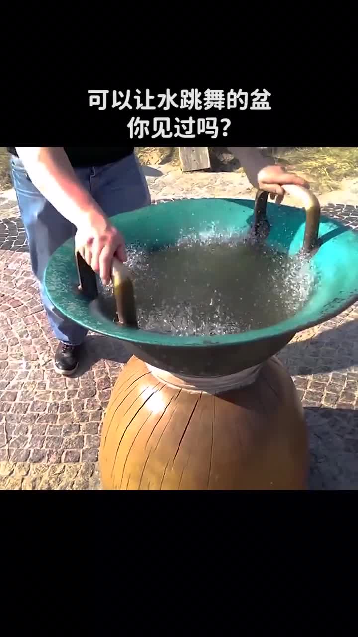可以让水跳舞的盆子你见过吗