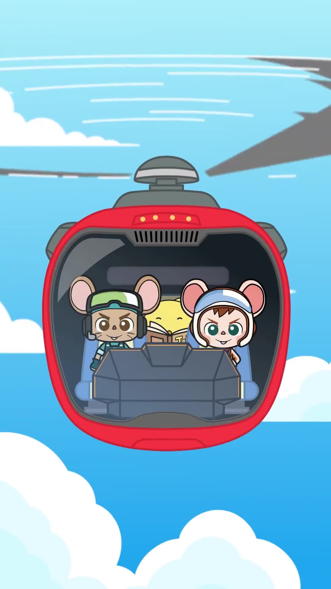 舒克和贝塔带叫叫坐飞机啦你童年的DNA动了嘛