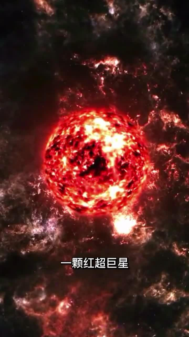 宇宙中最大的红超巨星毁灭时核心强大的引力甚至连爆炸都无法逃脱而是直接坍缩成黑洞诠释了真正的黑暗力量