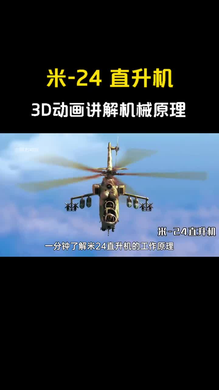 1分钟了解米24直升机的工作原理