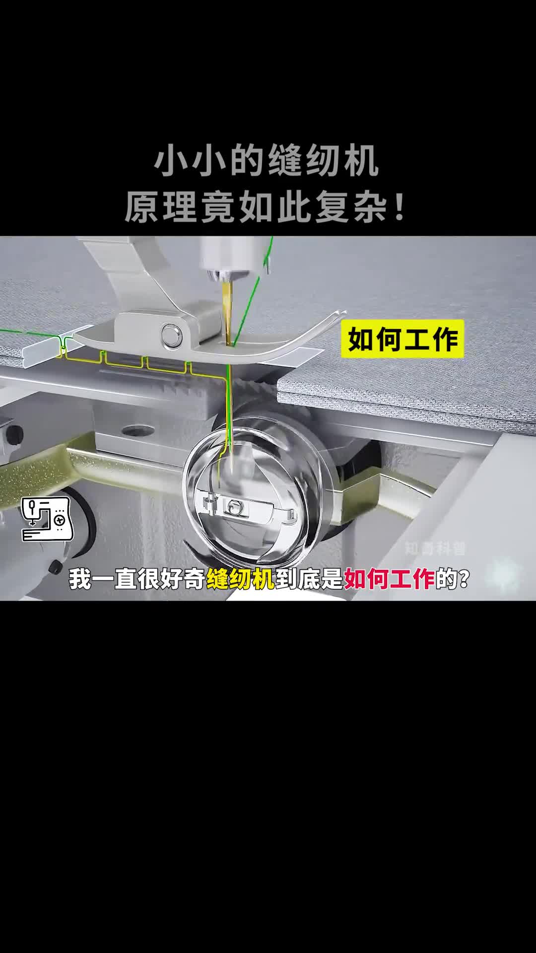 缝纫机到底是如何工作的呢