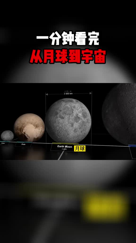 1分钟带你了解宇宙到底有多大行星vs恒星vs星系vs宇宙会颠覆你的认知