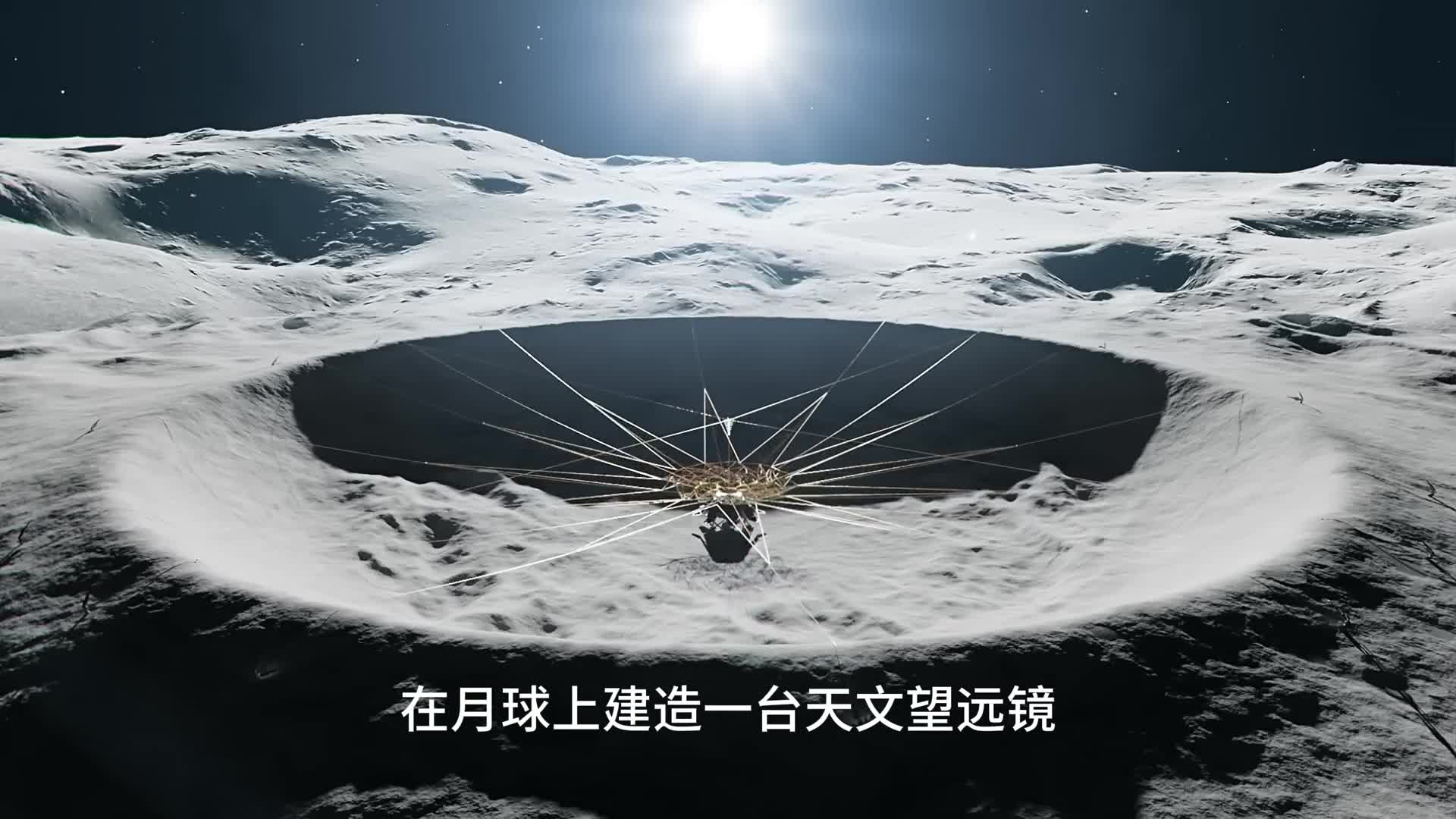科学家计划在月球上建造大型天文望远镜开启探索宇宙新视角