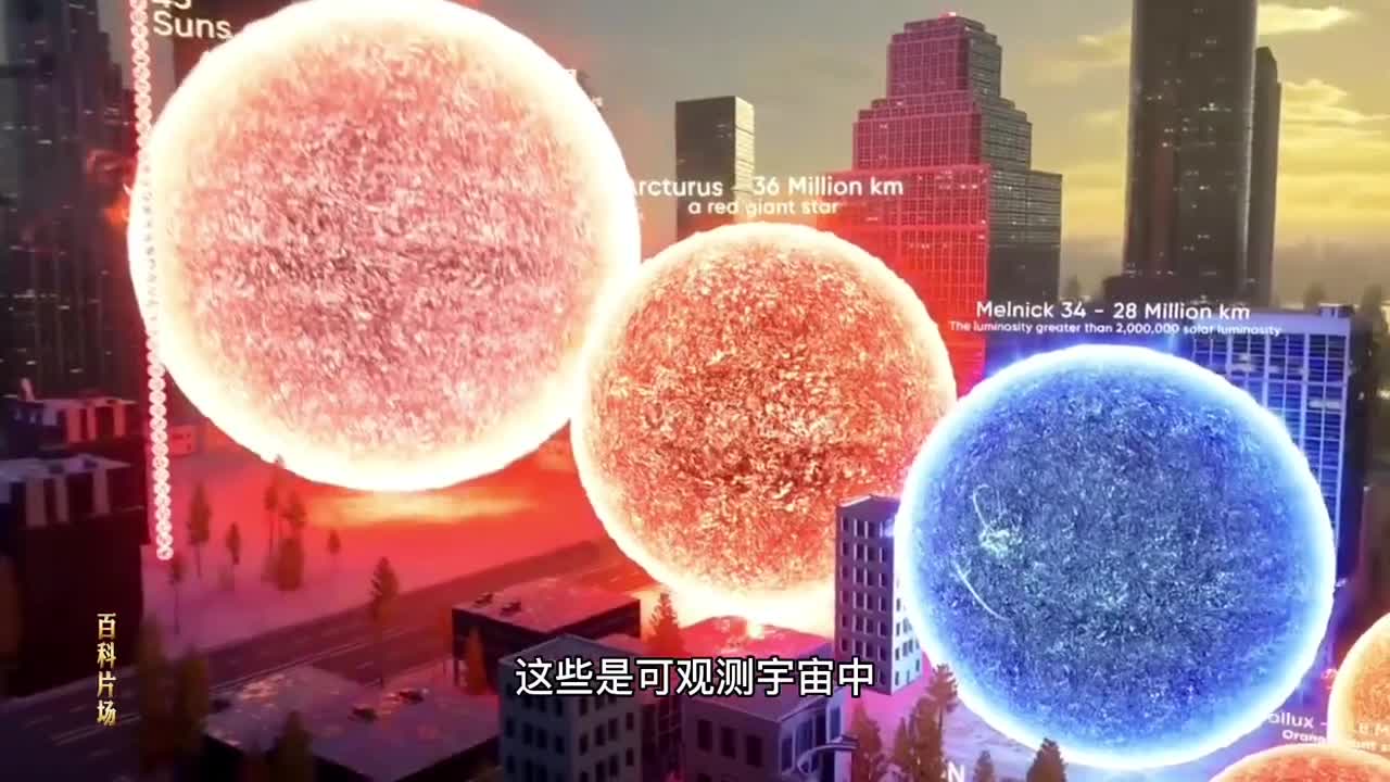 宇宙中具有代表性的二十大恒星