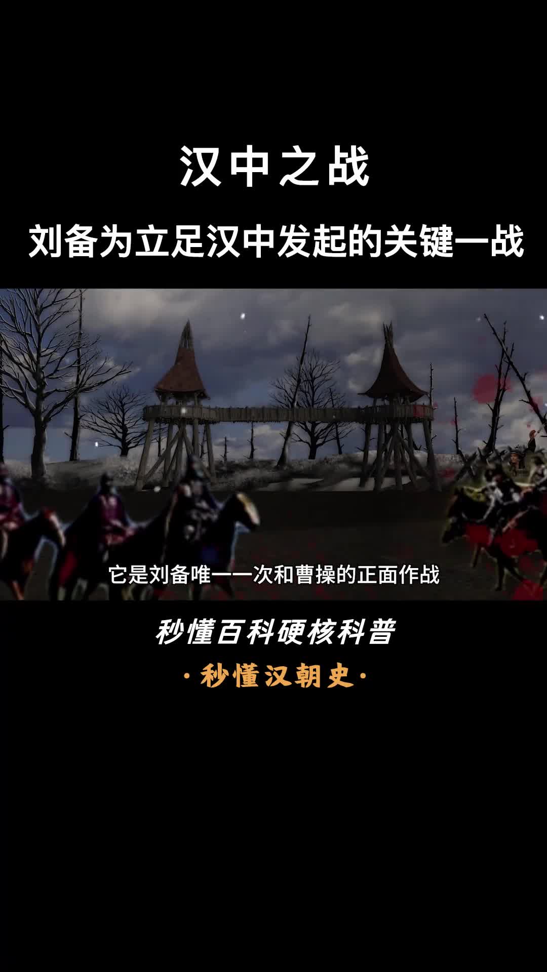 一口气看懂汉中之战刘备占据汉中称王从此天下三分