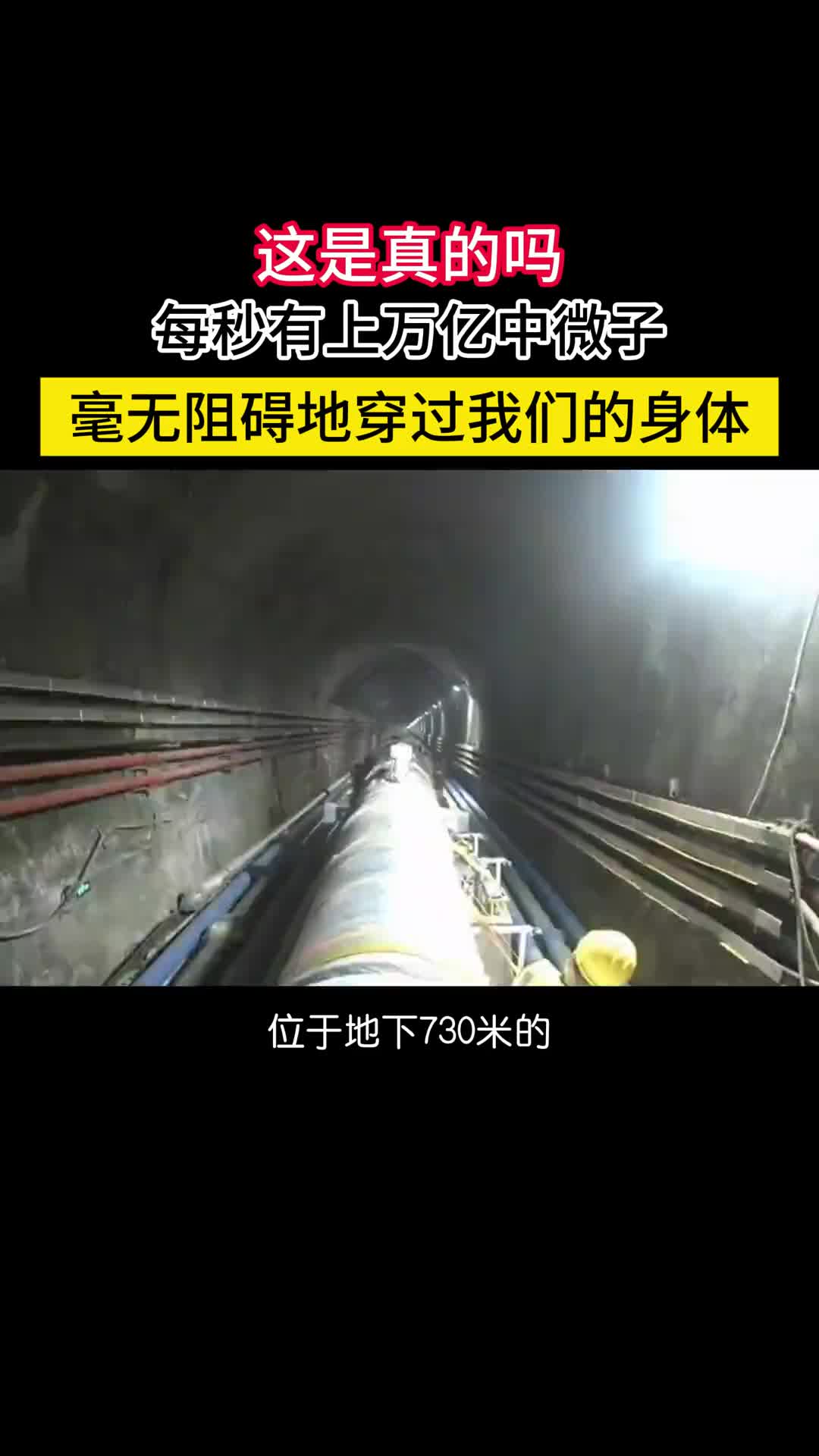 每秒有上万亿中微子毫无阻碍的穿过我们的身体这是真的吗