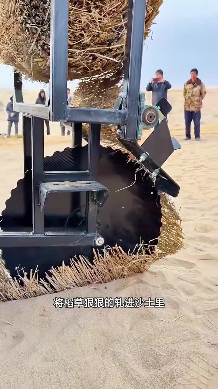 退化沙漠恢复土地的利器沙障机