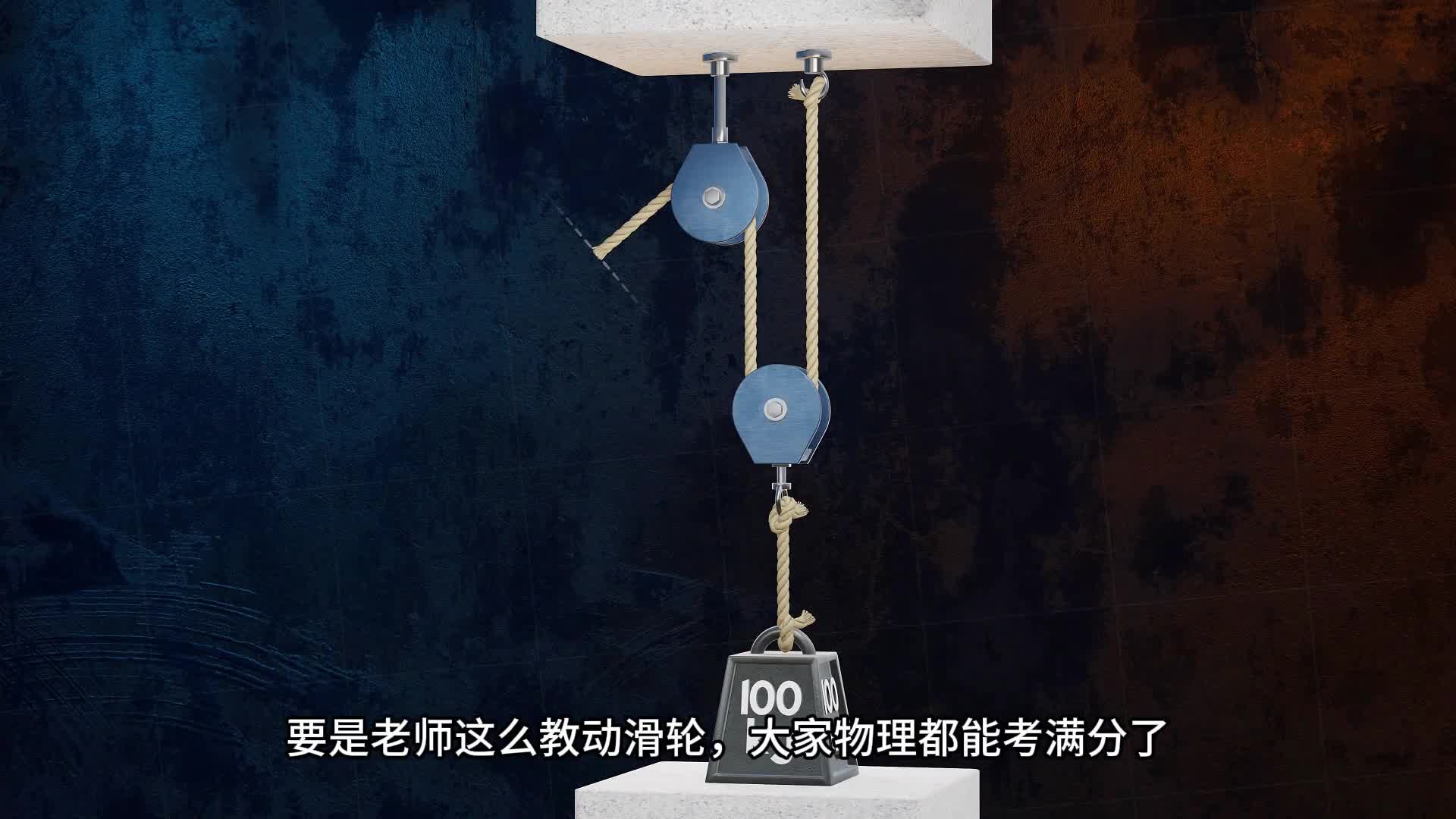 第81集丨动滑轮为什么能够省力呢