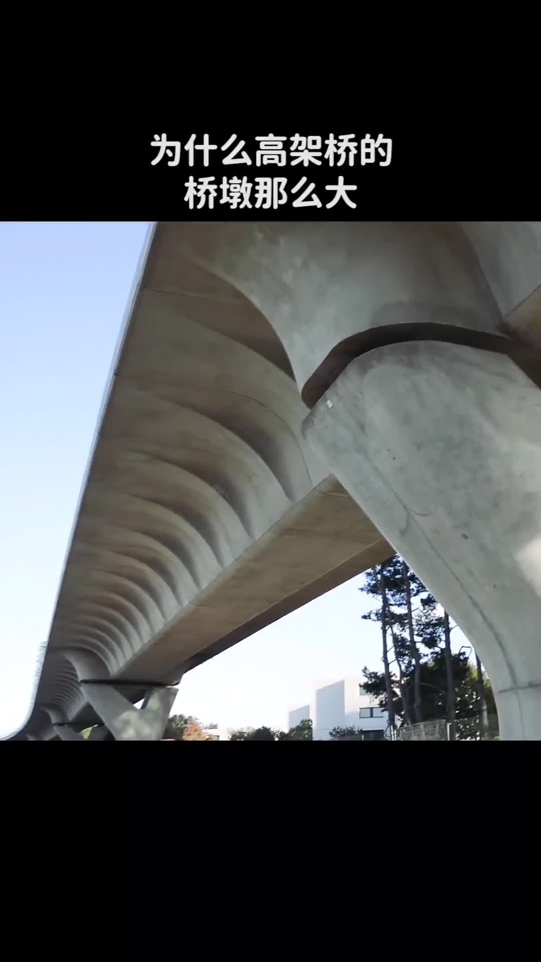 为什么高架桥的桥墩那么大而实际接触面积却很小
