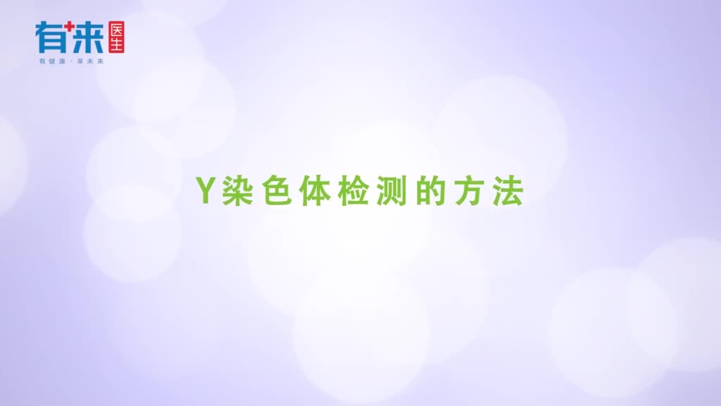 Y染色体检测的方法