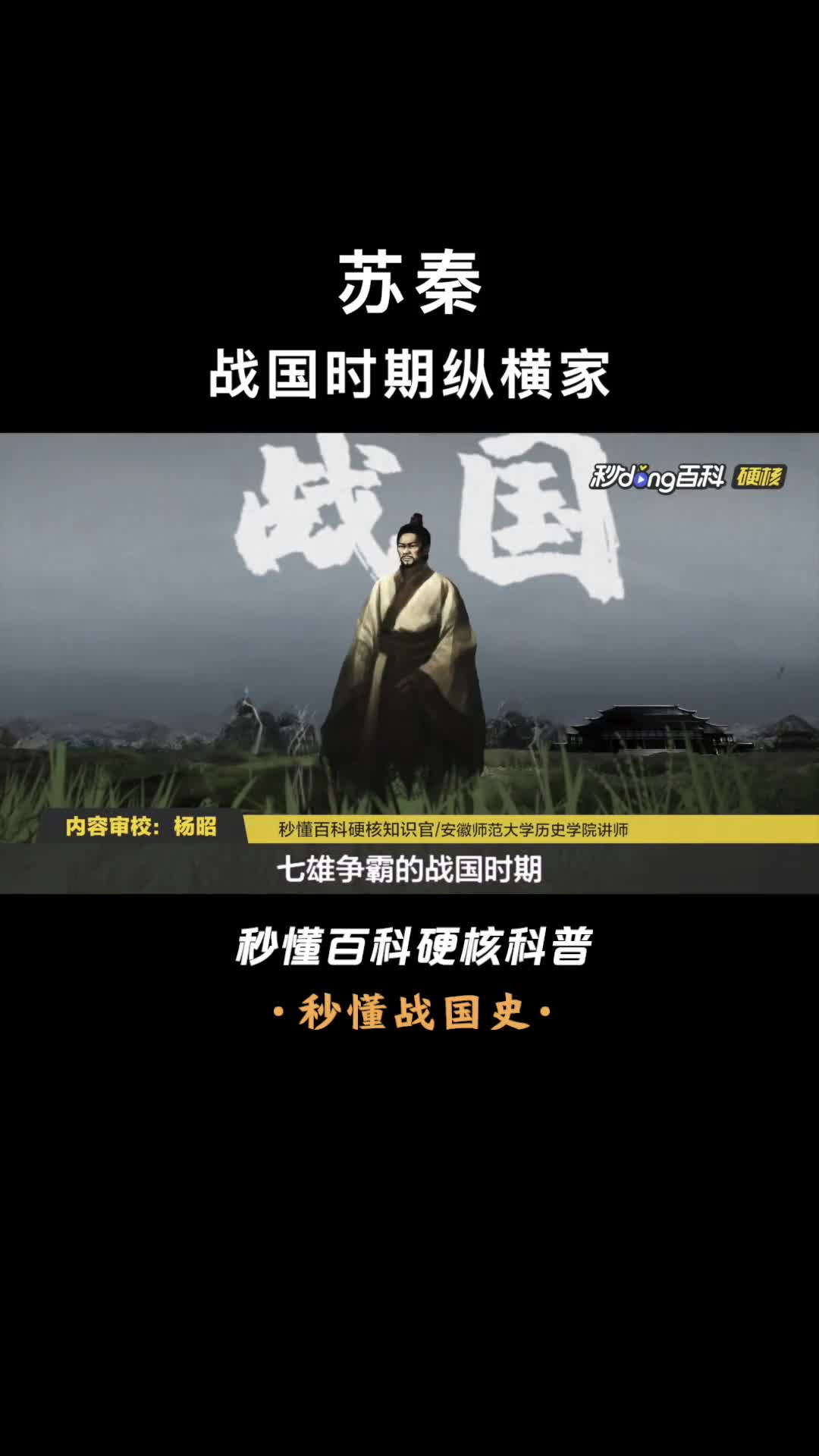 一口气看完苏秦身佩六国相印真正做到了诸子百家唯我纵横