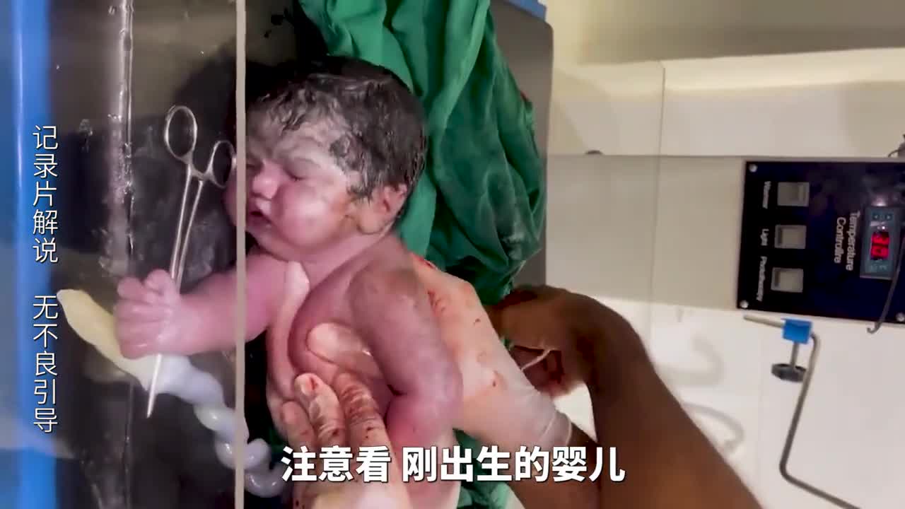 婴儿刚出生就没了呼吸和心跳医生奋力抢救全过程