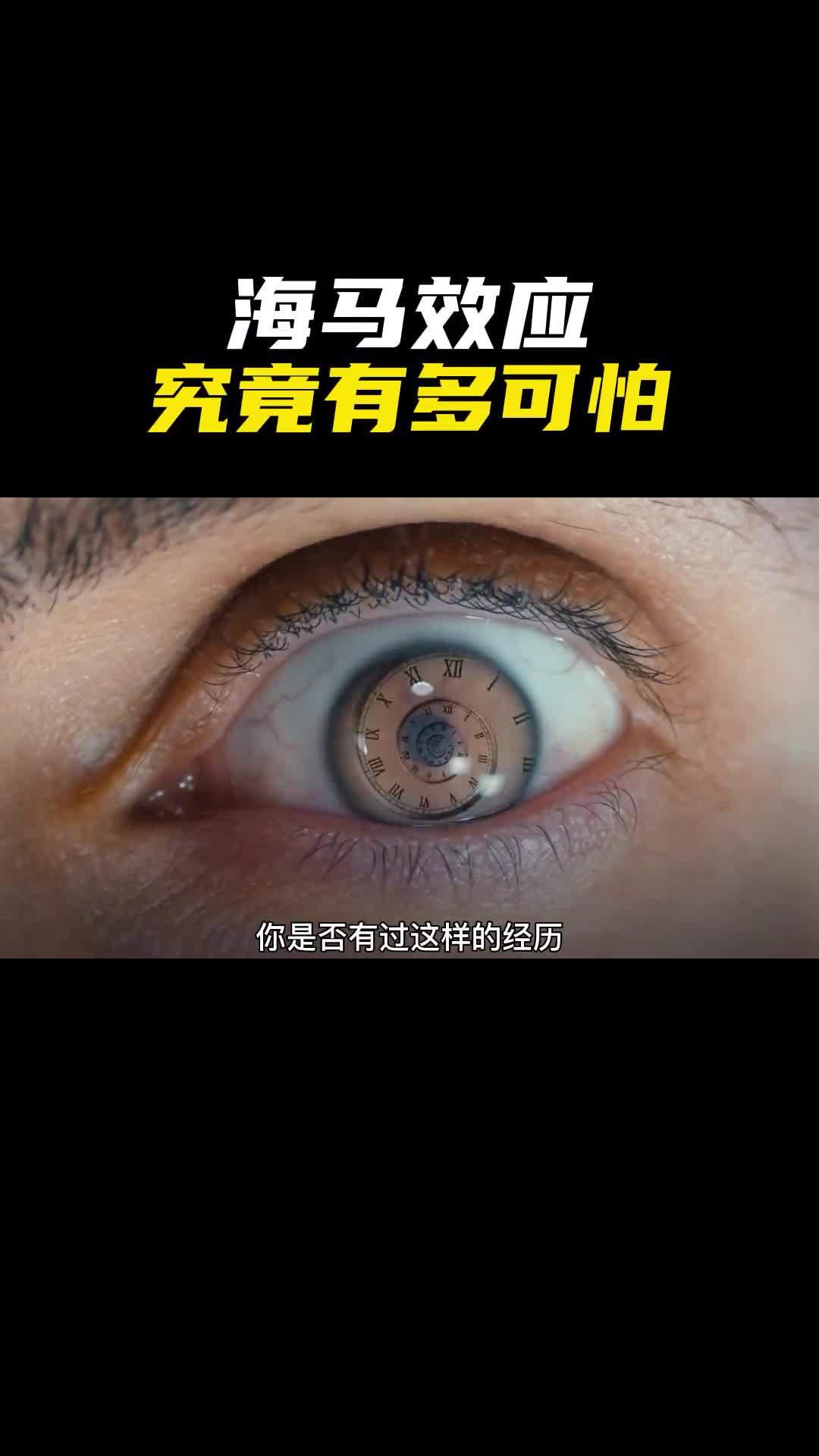 海马效应究竟有多可怕你经历过吗