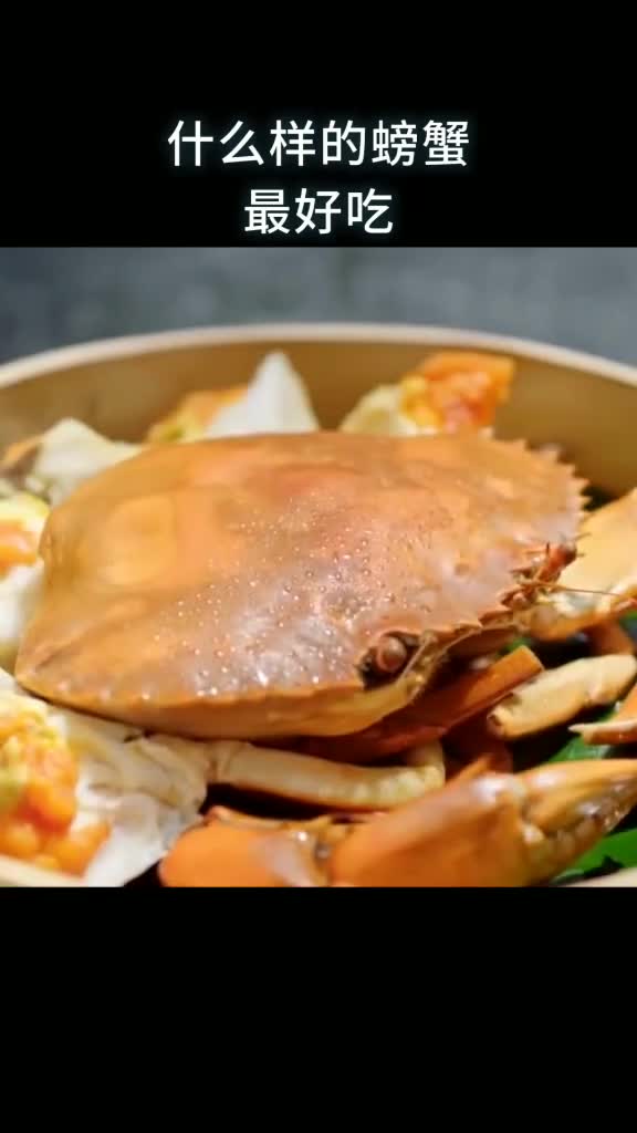 什么样的螃蟹最好吃