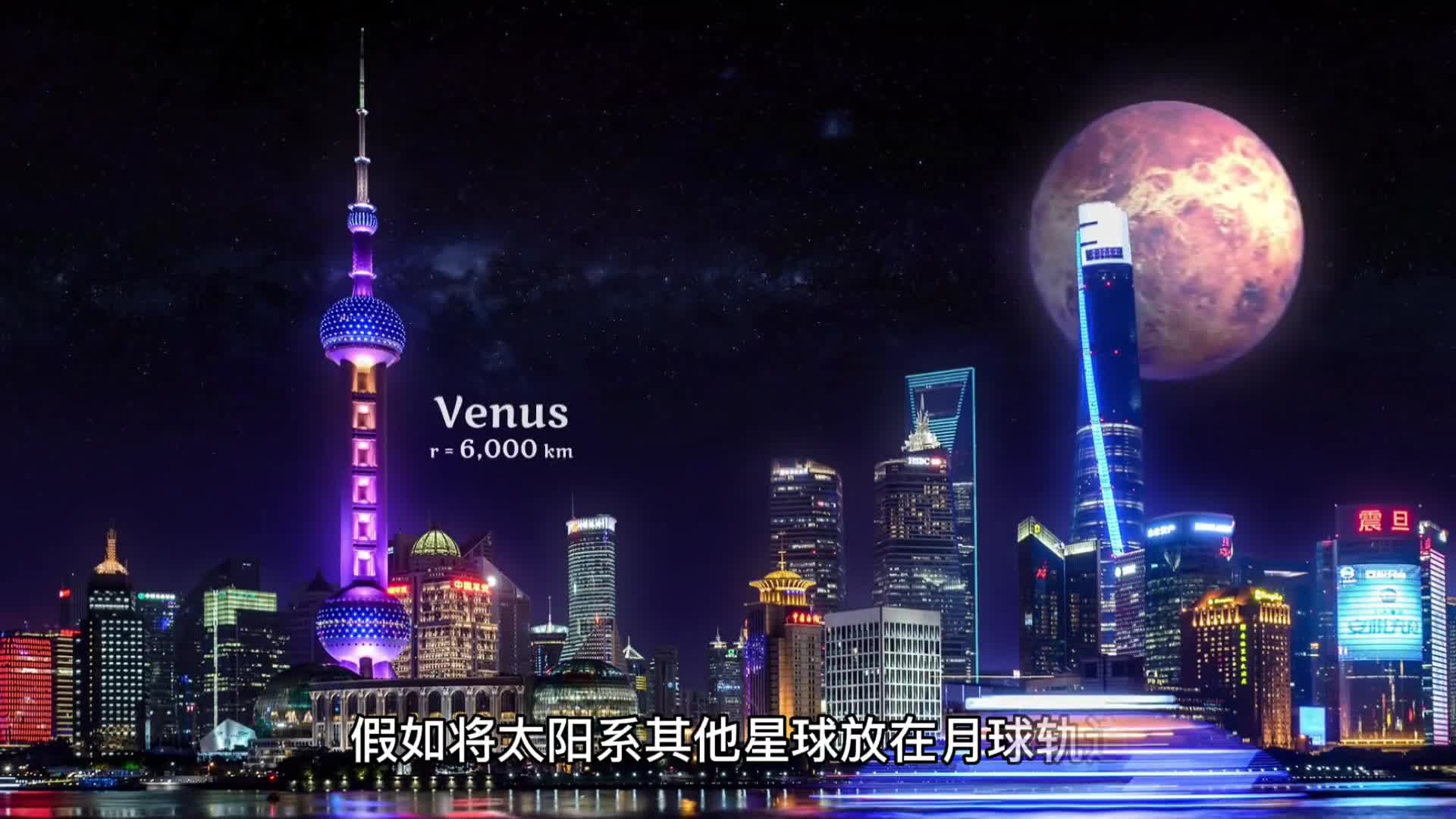 假如将太阳系不同星球放在月球轨道你会看到什么巨物恐惧症勿入
