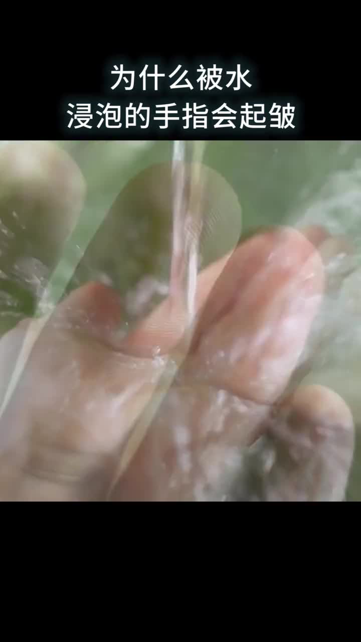 为什么被水浸泡的手指会起皱