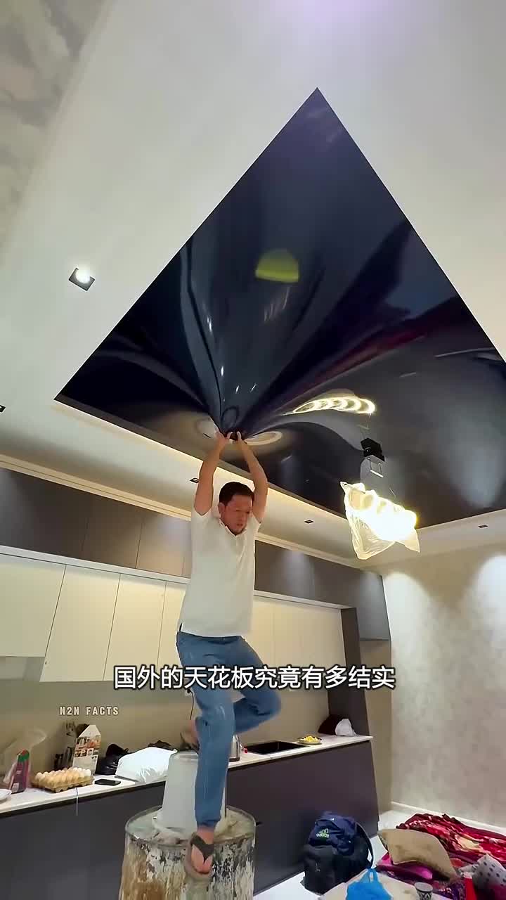 国外的房顶可以荡秋千