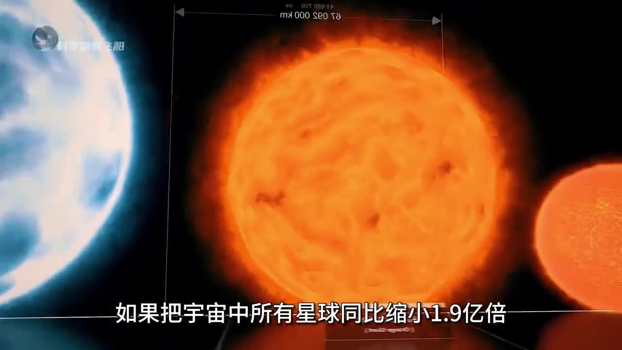 把宇宙中所有星球同比缩小19亿倍看完超乎你的想象
