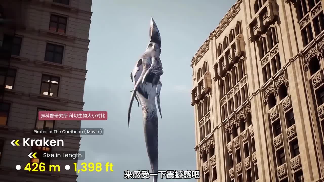 2025科幻片的怪兽大小排名来感受一下第一视角的震撼吧