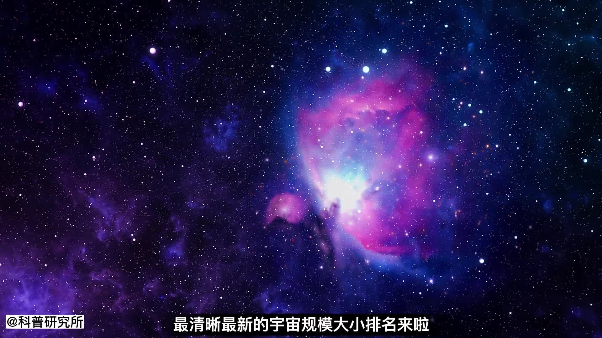 2023最新星球星系宇宙规模大小排名非常震撼和漂亮二