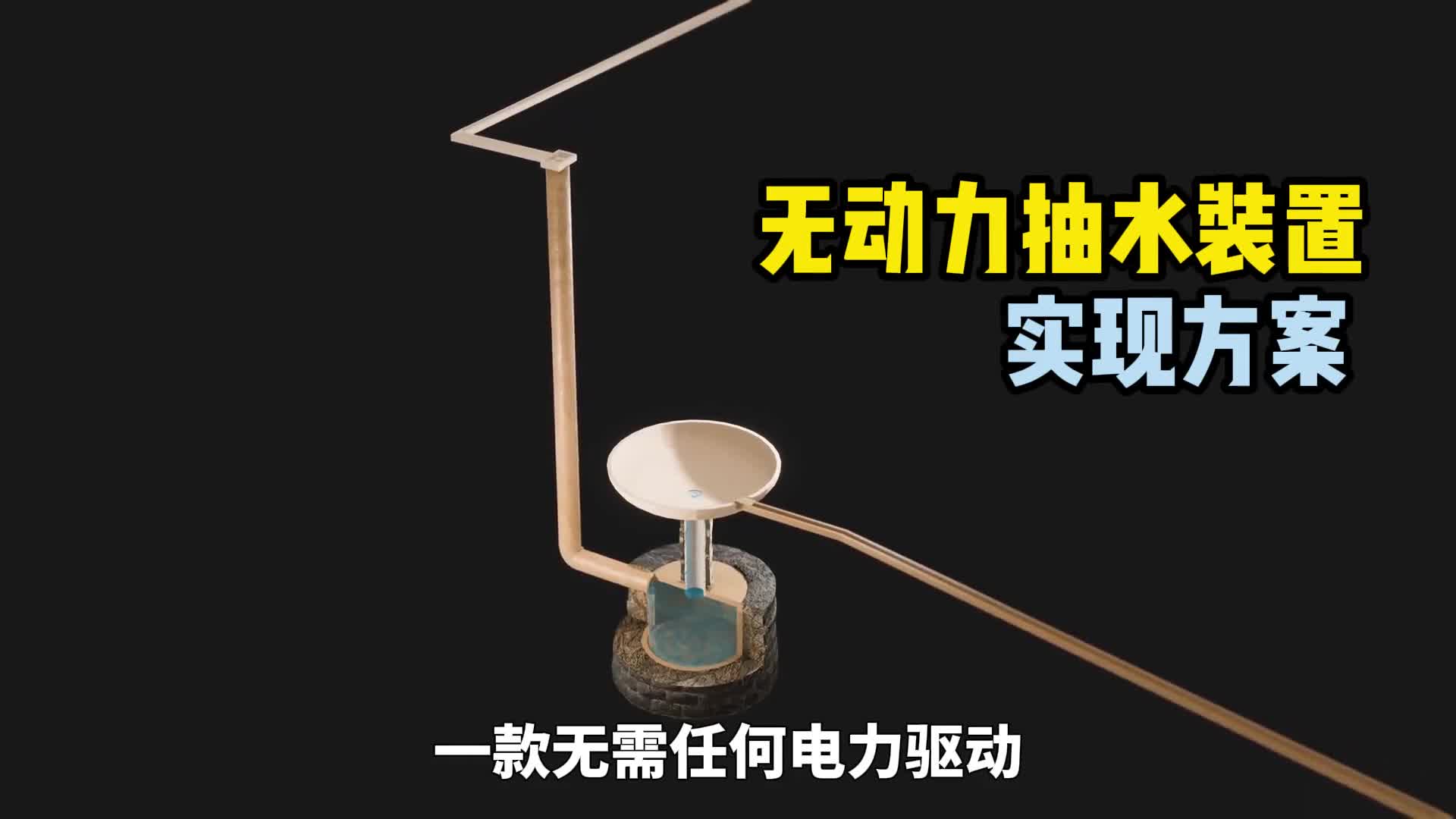 无动力抽水的发明人绝对是个天才工作原理震惊了我的物理老师