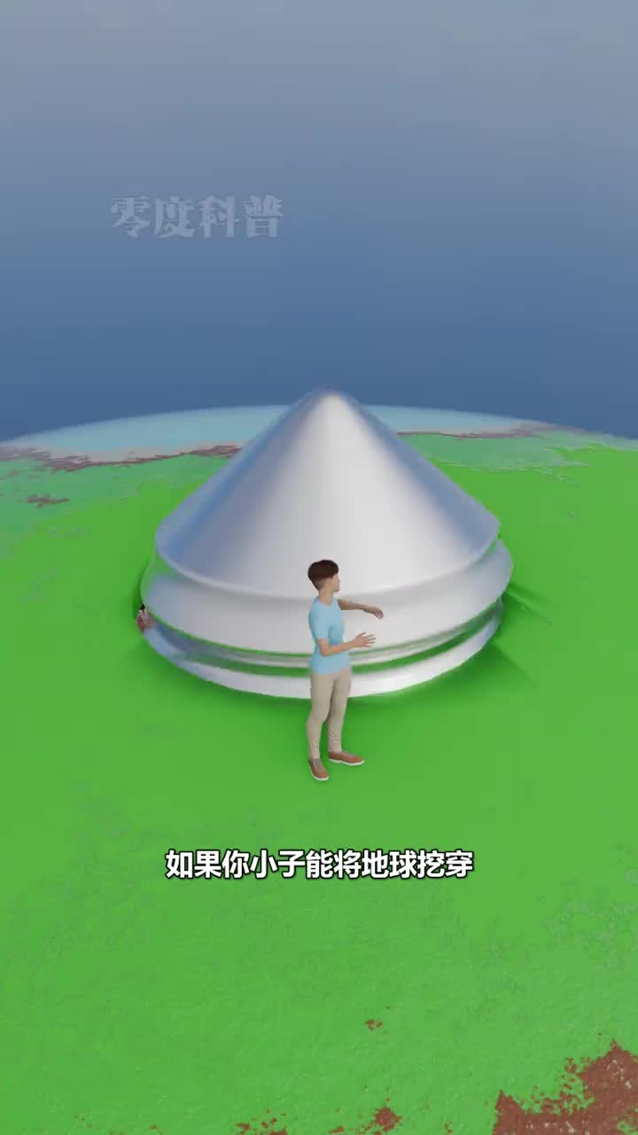 如果挖穿地球并跳下去会怎么样