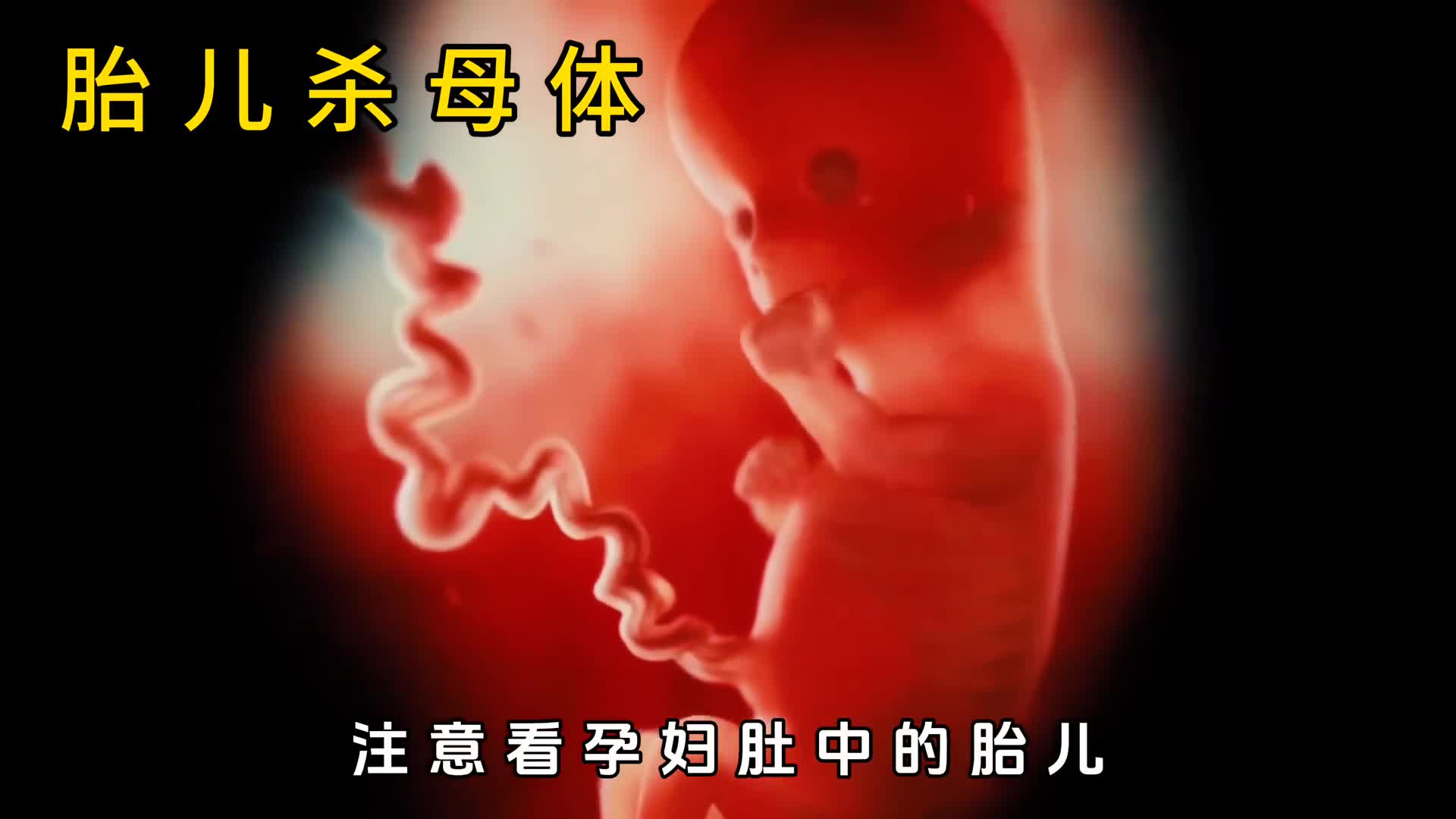 不可思议胎儿竟然想要杀死自己的母亲看完彻底颠覆三观