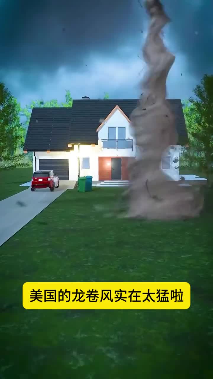 原来美国的龙卷风这么猛
