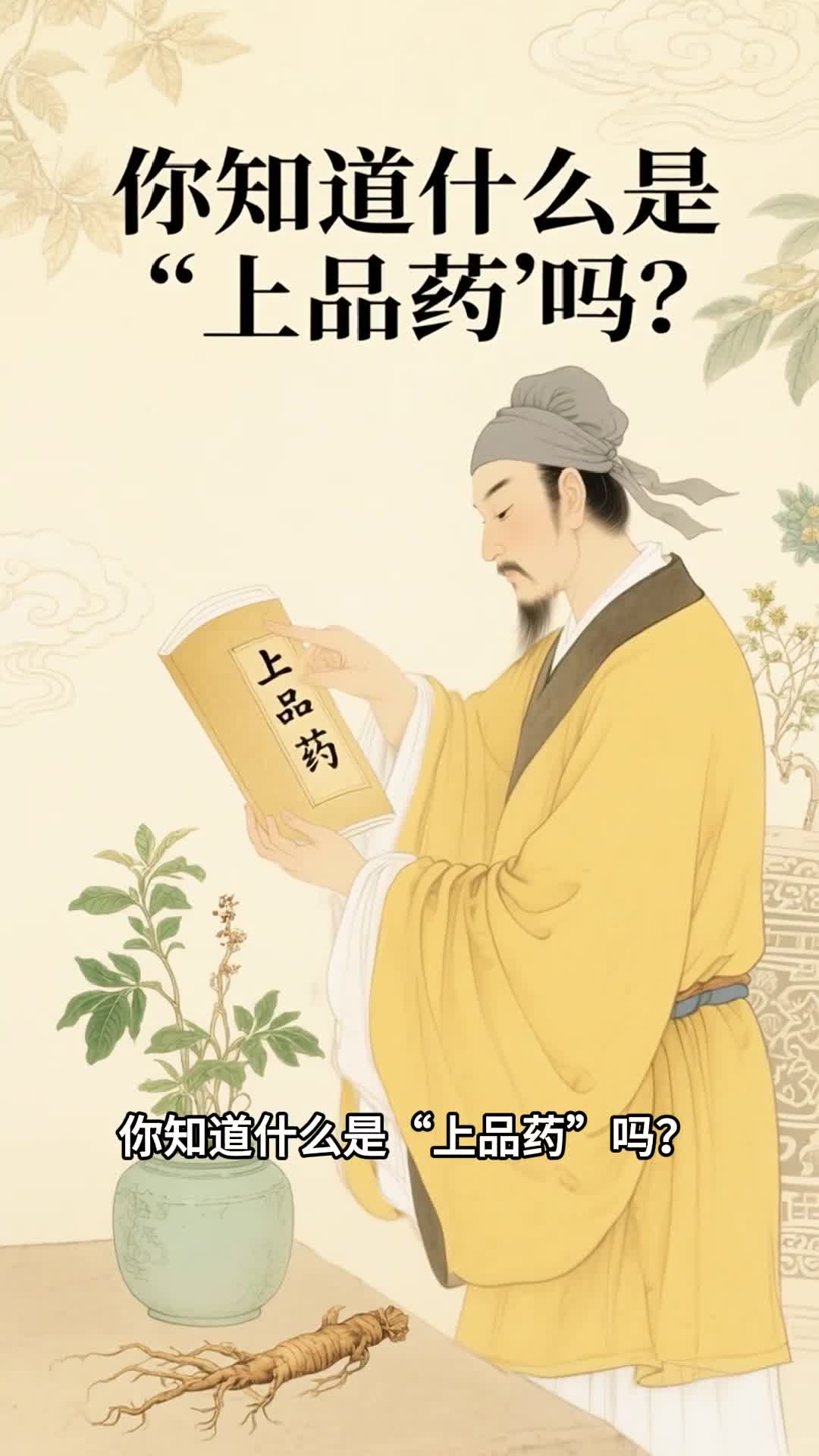 你知道什么是上品药吗