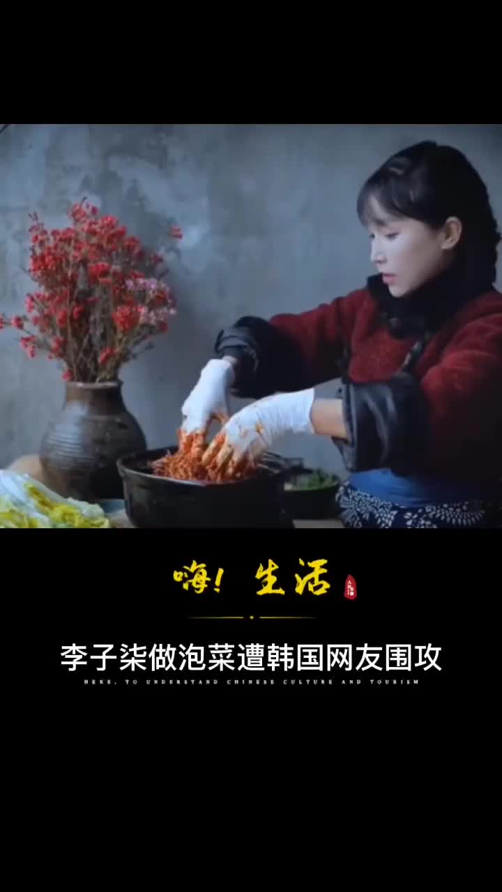 李子柒做泡菜遭韩国网友围攻但3100年前我国就有了早期泡菜雏形盐渍菜对此你怎么看