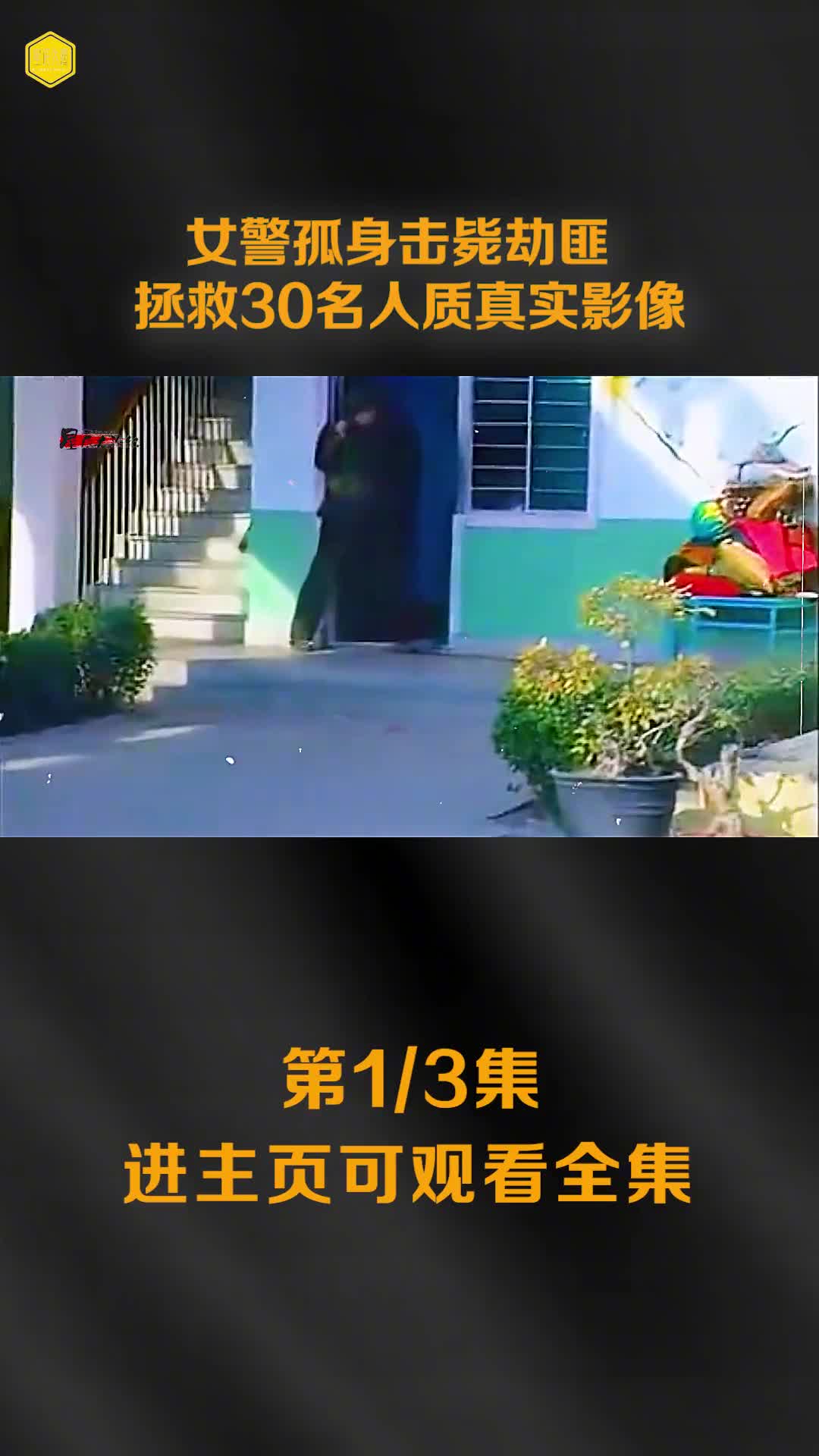 1996郑州女警孤身击毙满身炸药劫匪真实影像九死一生拯救30人质