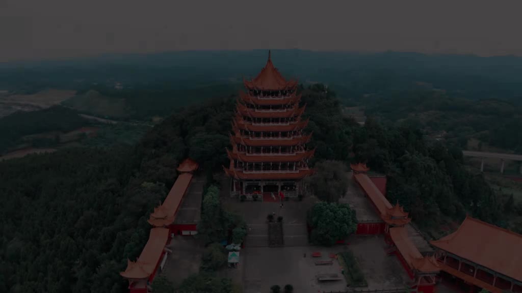 用藏海传的方式打开遂宁古建筑