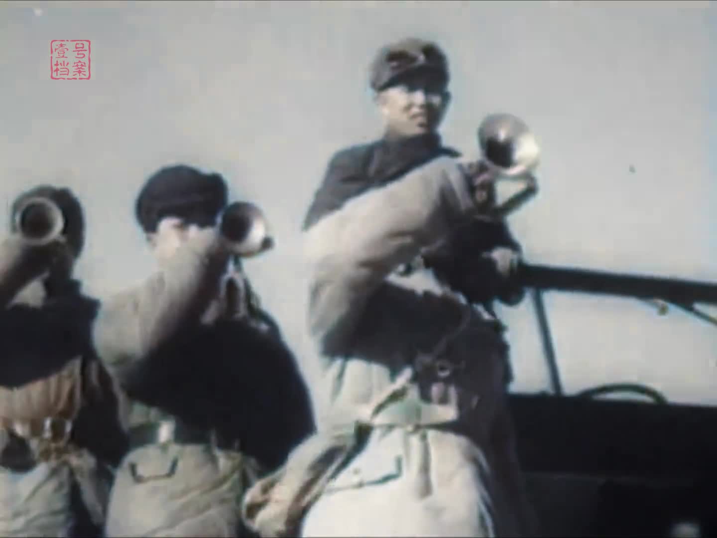 珍贵影像1949年毛主席西苑机场阅兵受阅部队眼神犀利杀气腾腾