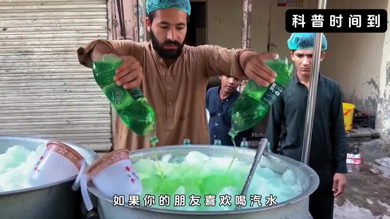印度街头美食牛奶汽水是如何制作的