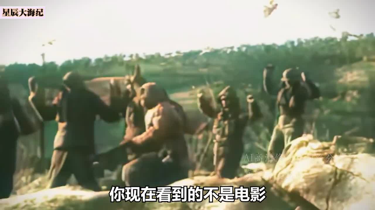 1950年志愿军首战即全歼美王牌师抗美援朝珍贵影像投降姿势熟练