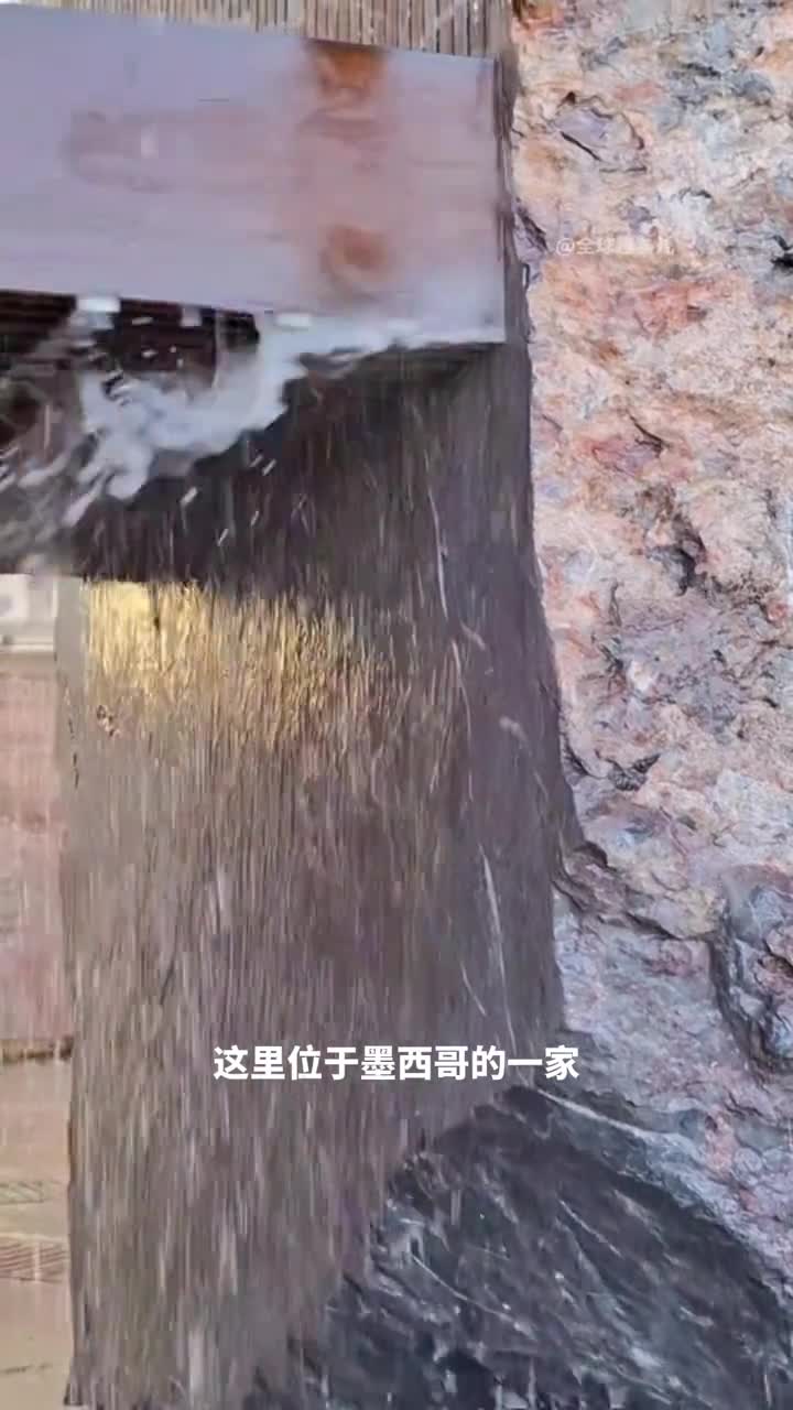 切割巨型石材原来大理石是这样切割出来的
