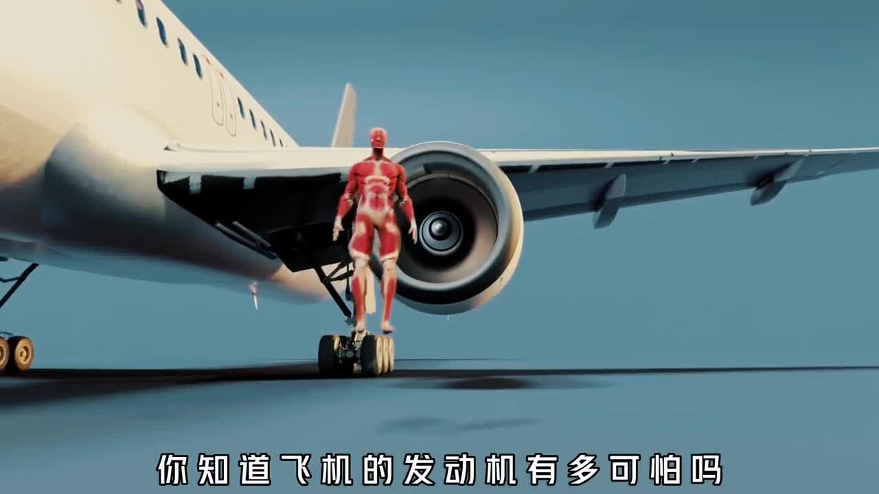 飞机发动机究竟有多可怕巡查的地勤人员瞬间被吸入粉身碎骨