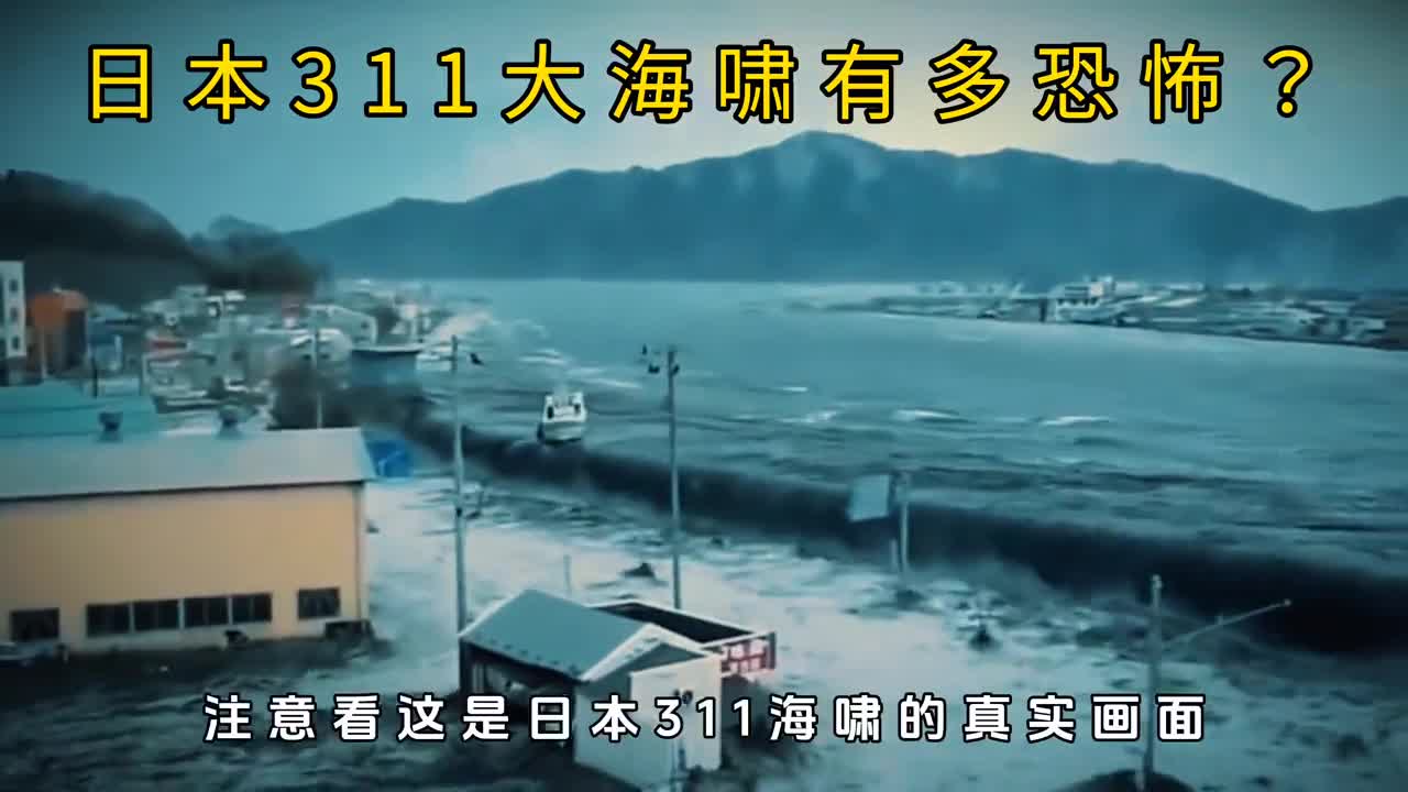 日本311大海啸究竟有多恐怖仅仅8分钟一座城化为一片汪洋