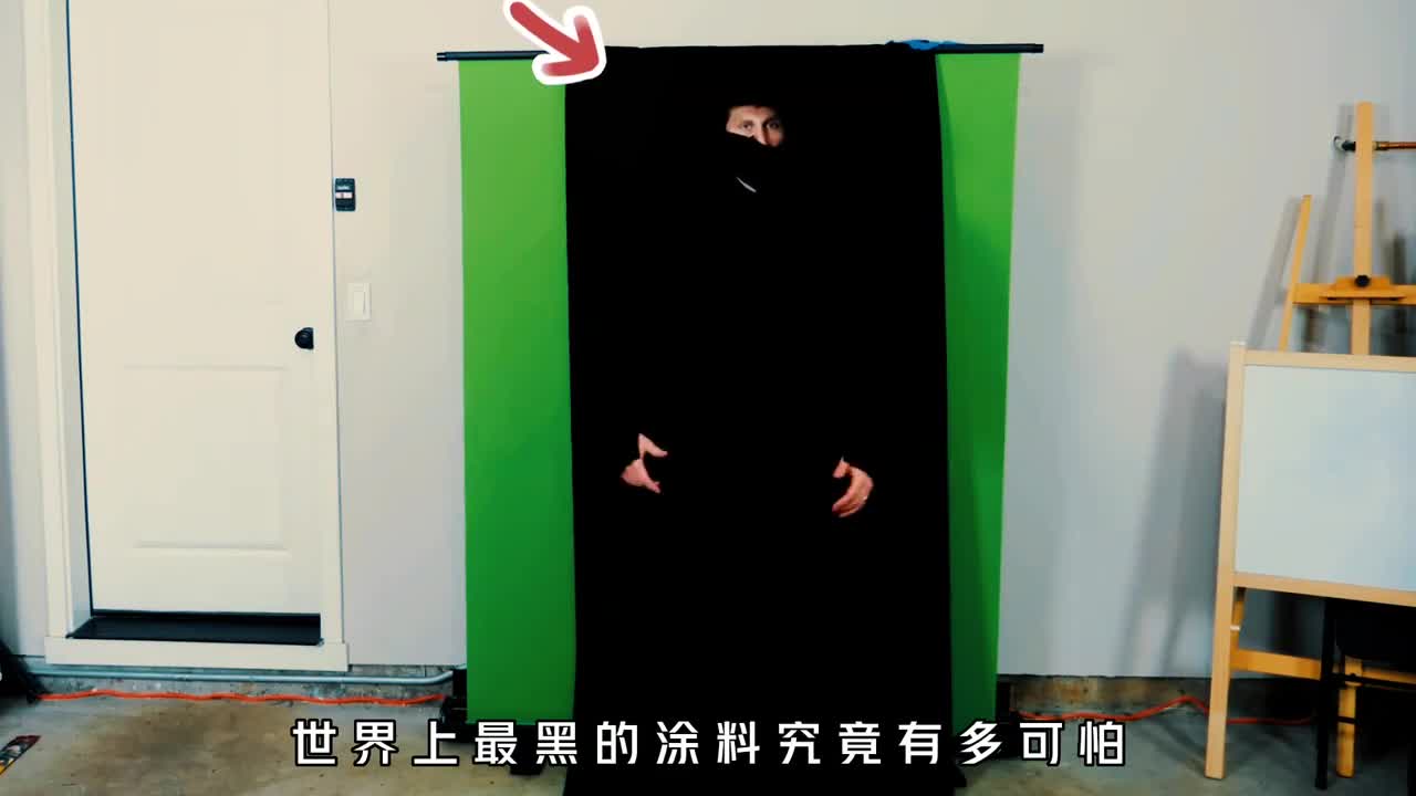 世界上最黑的涂料究竟有多可怕穿上它犹如黑洞在逛街